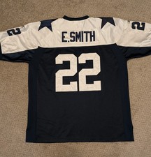 Vintage Emmitt Smith Cowboys Reebok Authentic Jersey 56 XXL Stitched