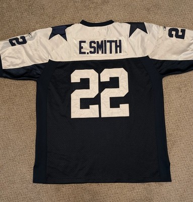 Vintage Emmitt Smith Cowboys Reebok Authentic Jersey 56 XXL Stitched