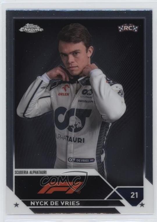 2023 Topps Chrome Formula 1 F1 Drivers Nyck De Vries #67 19qk