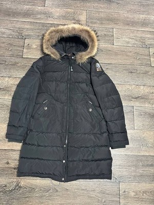 parajumpers light long bear jacket puffer down women medium black
