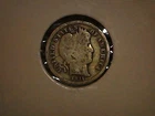 1911 P... Barber Dime.... nice hole filler...529