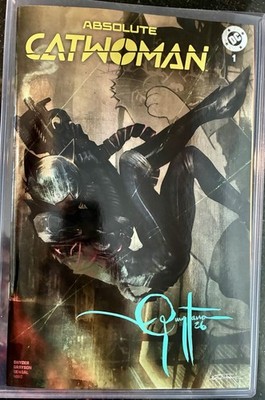Absolute Catwoman #1 Trade Foil Signed Dan Quintana Exclusive Variant Cover