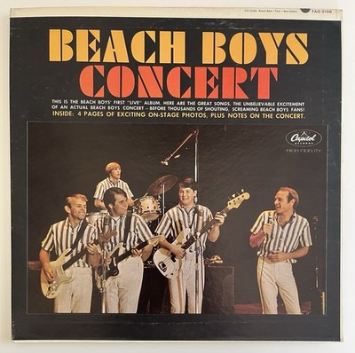 Beach Boys Concert Original 1964 Capitol Lp TAO 2198 Booklet Mono Ex