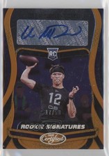 2020 Certified Rookie Signatures Orange Etch 17/50 Cole McDonald #RS-CM Auto 3c4
