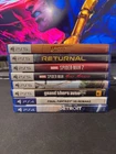 PS5 & PS4 Video Game Lot of 8 - Indiana Jones, Spider-Man 2, Returnal + More!