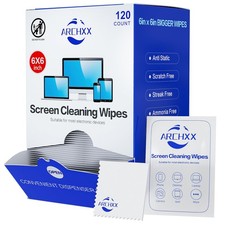 ARCHXX Screen Wipes for Electronics, 120 Count 6"x6" 1 Pack of 120