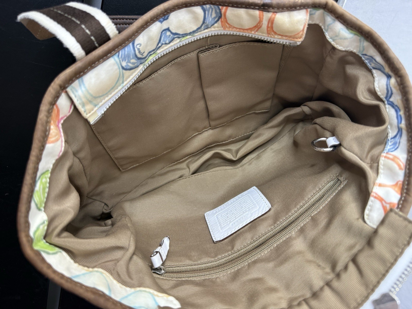 Coach Hampton Weekend Tote Bag Patchwork Handbag … - image 4