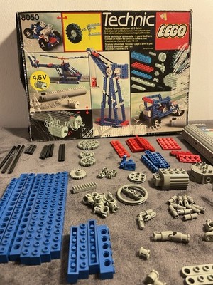 LEGO 8050 Technic Universal Set Technik Baukasten mit Motor 4,5 Volt Vintage