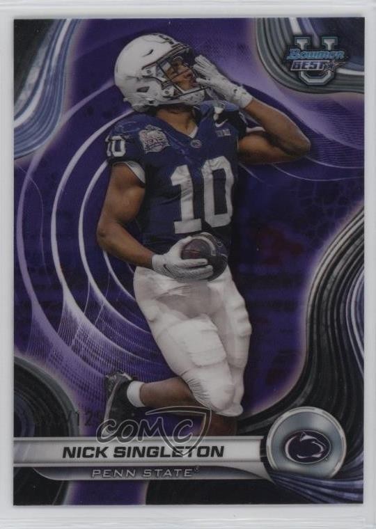 2024 Bowman U Purple Refractor /125 Nicholas Singleton Nick Singleton #26 06t3