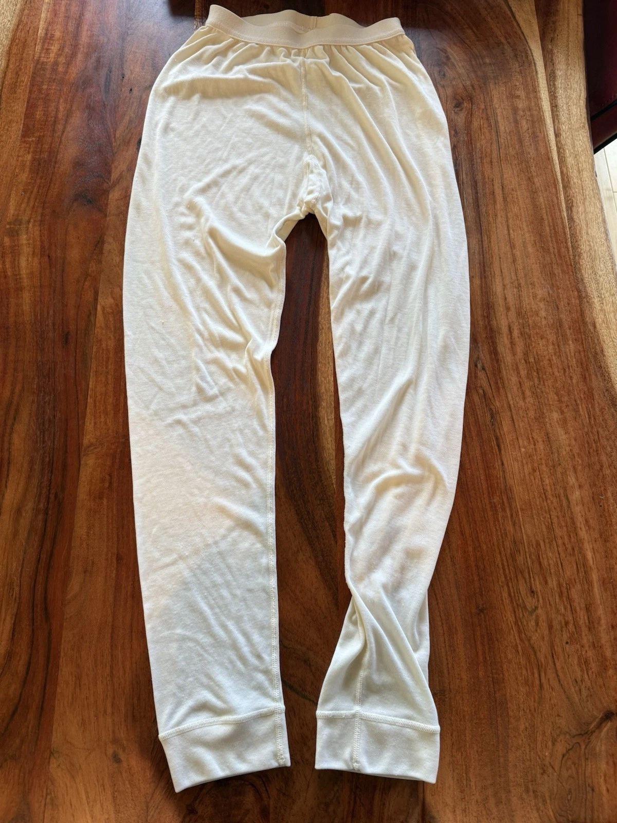 Patagonia Capilene Liteweight Baselayer Pants Unisex Small Made In USA VTG Beige