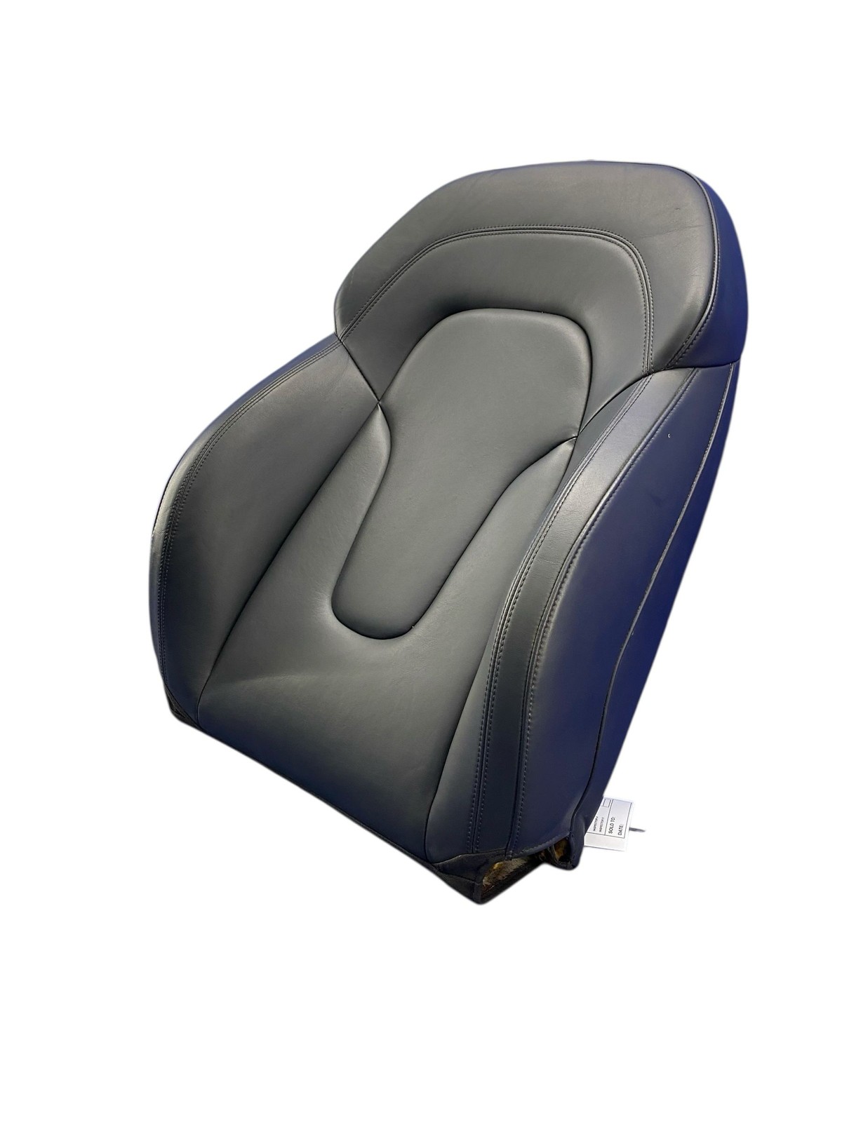 2011-2013 AUDI R8 CONVERTIBLE FRONT LEFT UPPER HEATED SEAT CUSHION BLACK LEATHER