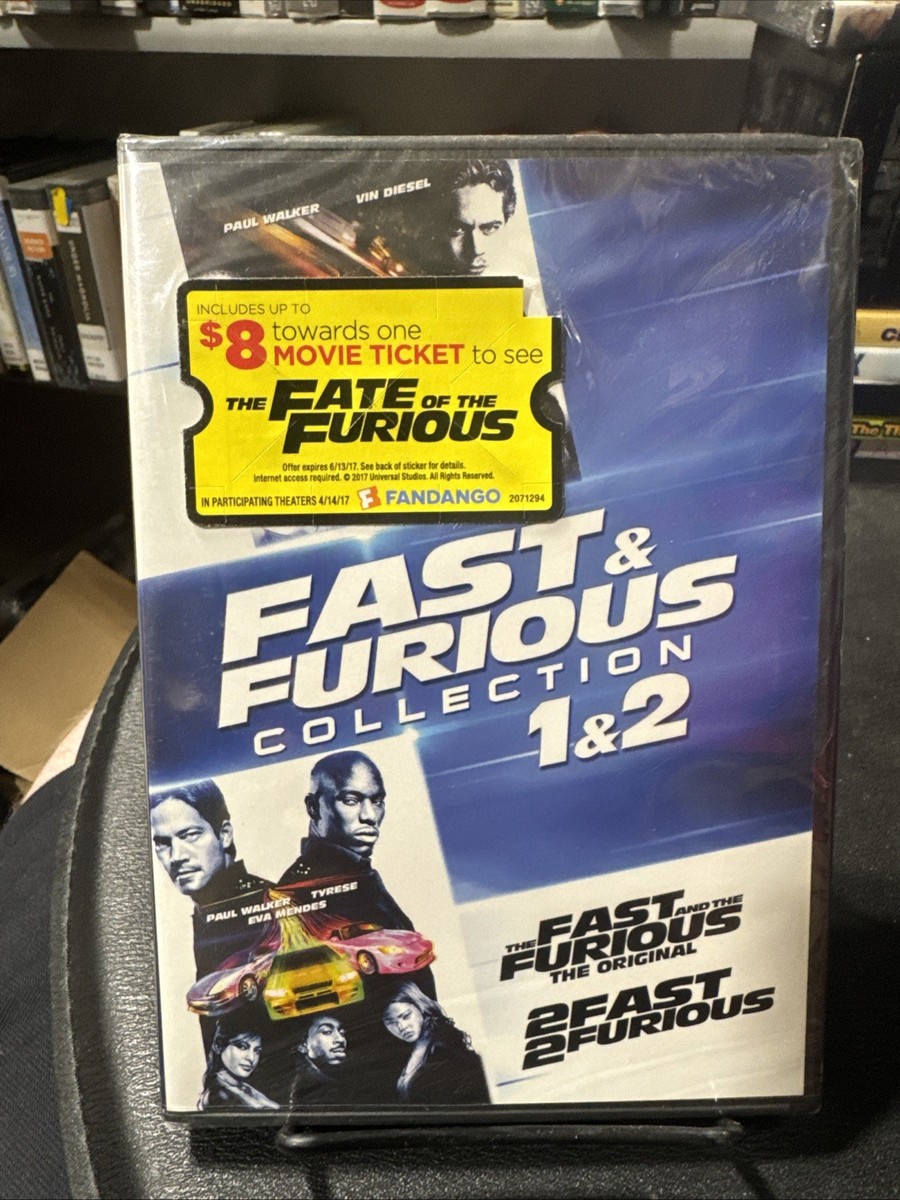 Fast & Furious Collection 1 & 2 DVD - Vin Diesel (NEW/SEALED