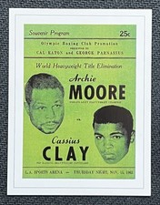 1993 Sporting Profiles The Greatest Muhammad Ali vs Archie Moore #3 CASSIUS CLAY