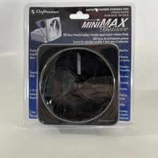 Caframo MiniMax Deluxe Battery Powered Fan Model 737DX Marine Camping 6V or Batt