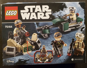 Lego 75164 Rebel Trooper Battle Pack 2017 Star Wars Retired Sealed DEAL!