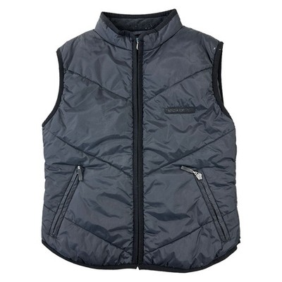 Kickers Puffer Quilted Gilet Jacket Synthetic Fill Black Womens Medium Uk10