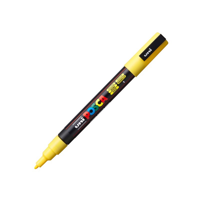 Uniposca – Uni Posca Uni Ball A Tempera Punta Tonda Giallo