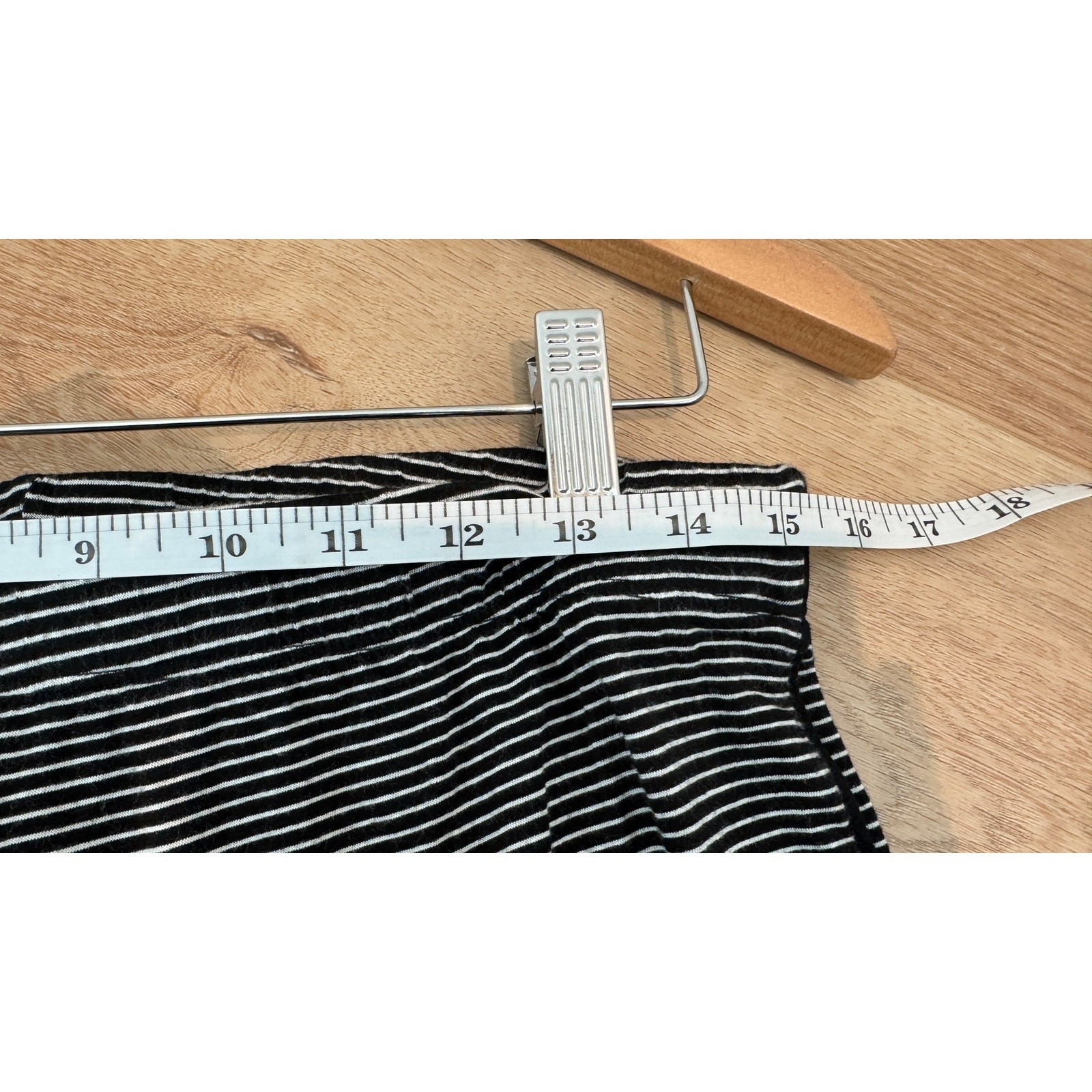 Maison du Soir Black & White Stripe Pajama Set Si… - image 13