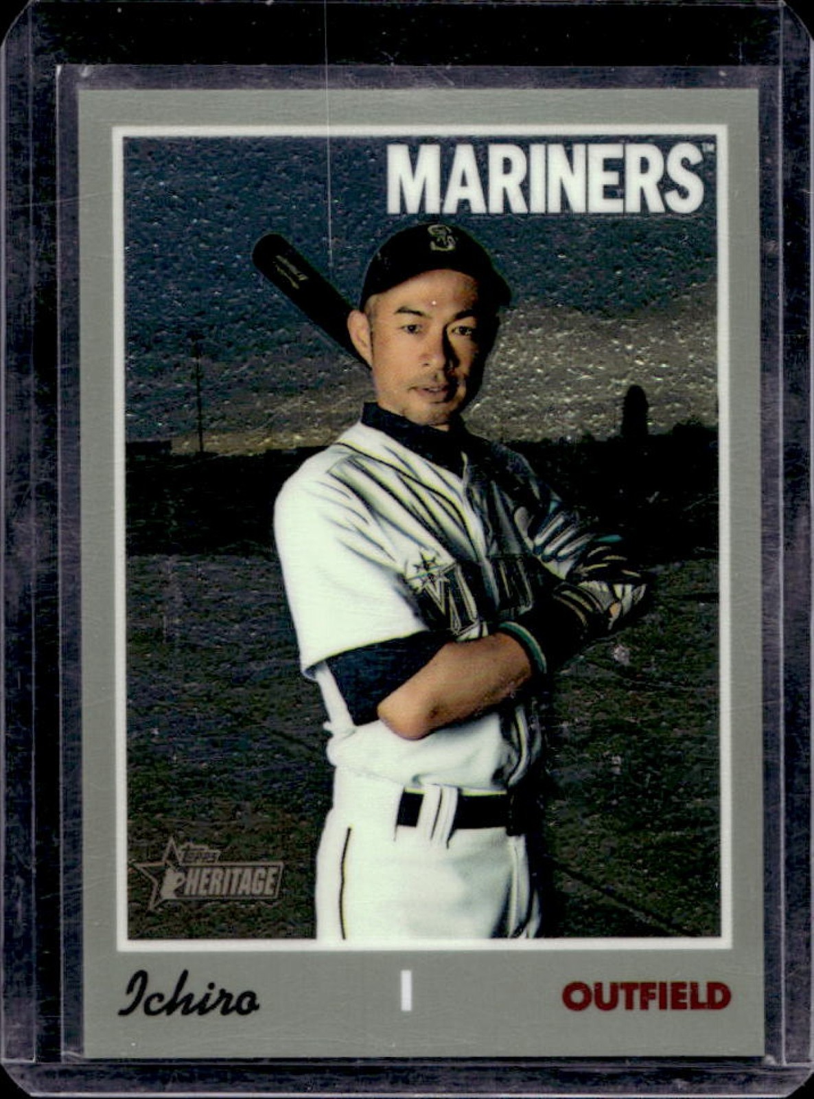 2019 Topps Heritage Ichiro Suzuki Chrome #948/999 Mariners