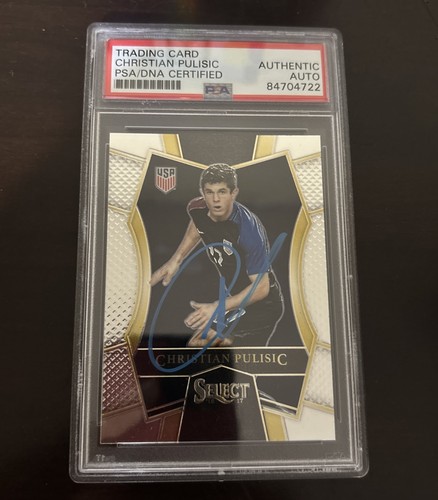 2016-17 Panini Select Christian Pulisic Rookie Auto USA PSA Authentic LS609