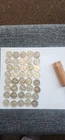 Roll of 40 Washington Quarters 90% Silver Coins $10 Face Value Mixed Dates