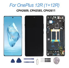 Schermo LCD originale touch digitalizzatore assemblaggio per OnePlus 12R con cornice