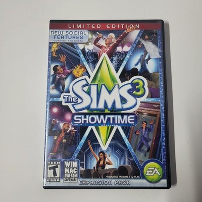 The Sims 3 Showtime Limited Edition PC Mac Video Game Expansion Pack Social