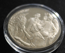 Postmaster of America Commemorative Issue #45 Franklin Mint Sterling Silver Coin