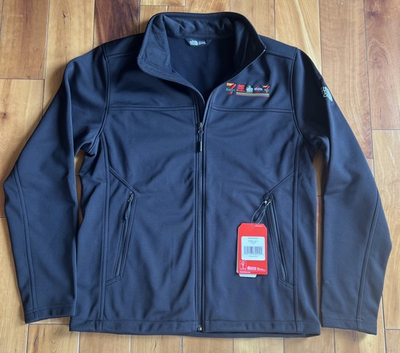 #ad The North Face Ridgewall Soft Shell Full Zip Jacket Navy Men’s M w Corp. Logo $26.00