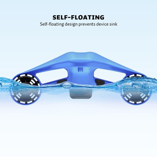 Scooter Subacqueo Elettrico Seascooter con Action Camera Mount Scooter Marino a - Foto 14 di 24
