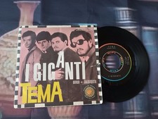 I Giganti - Tema - con Manifesto allegato - 45 giri  - 1966