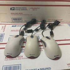 Lot of 3 Microsoft IntelliMouse Optical USB a...