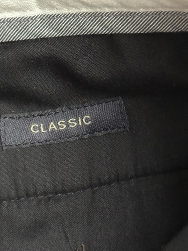 Pantalone uomo J CREW BOWERY misto lana grigio spina di pesce 32x34 (misura 32x32) - Foto 6 di 12