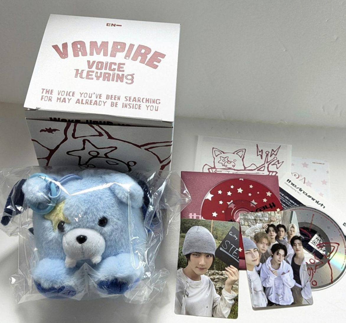 ENHYPEN VANISH VAMPIRE ボイスキーリング ヒスン ENHYPEN JUNGWON THE SIN : VANISH 7th Mini Album Voice Keyring
