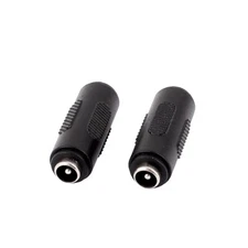 2Pcs DC Power Female to Female Jack Adapter 2.1x5.5mm Connector For CCTV Camera