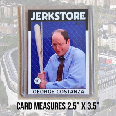 Seinfeld George Costanza '86 Retro Style Baseball Card Parody Art ACEO JERKSTORE