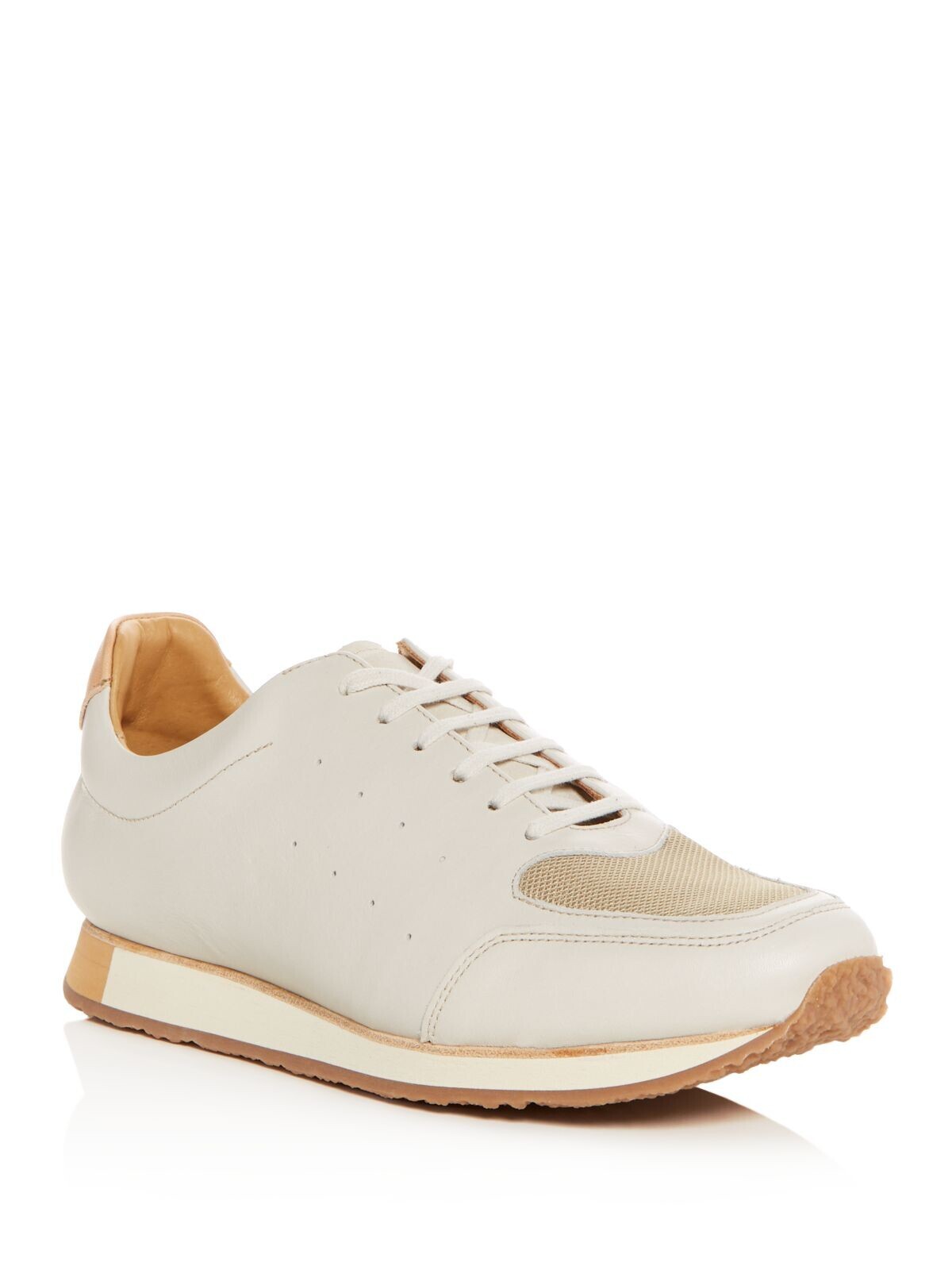 PARIS IN PARIS Мужские кожаные спортивные кроссовки на танкетке цвета слоновой кости № 21 с круглым носком 41