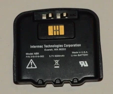 1 GENUINE OEM AB9 USED Intermec Li-ion Battery CN3 CN4  3.7v 4000mAH 318-016-002