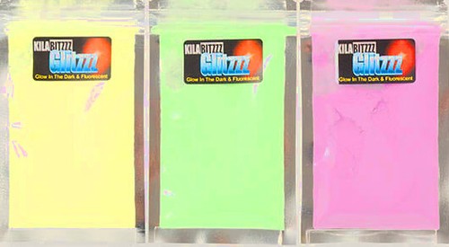 Glow in the dark Glitzzz powder Day coloured Fluorescent UV glow 20g, 50g, 100g - Picture 3 of 4
