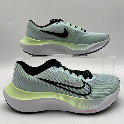 Nike Womens Size 10 Zoom Fly 5 Glacier Blue Black Vapor Green Running DM8974 401