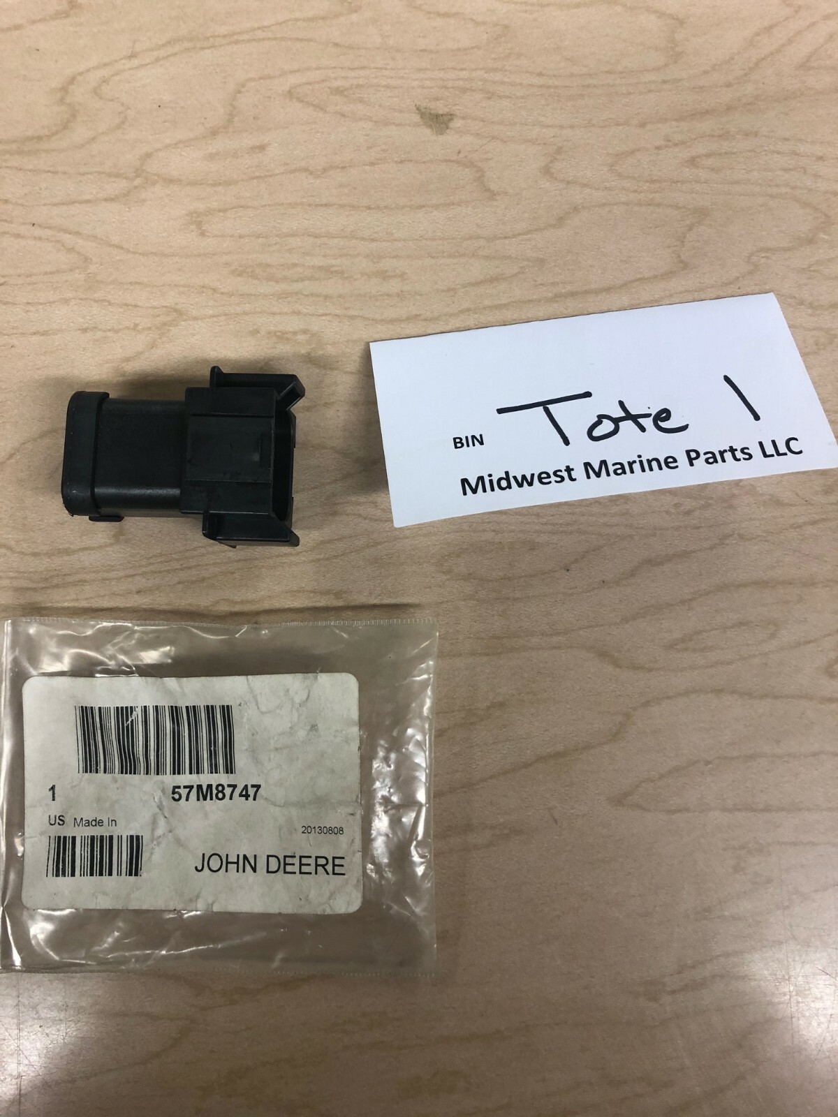 John Deere Original Equipment Elec. Connector Housing #57M8747 | eBay 