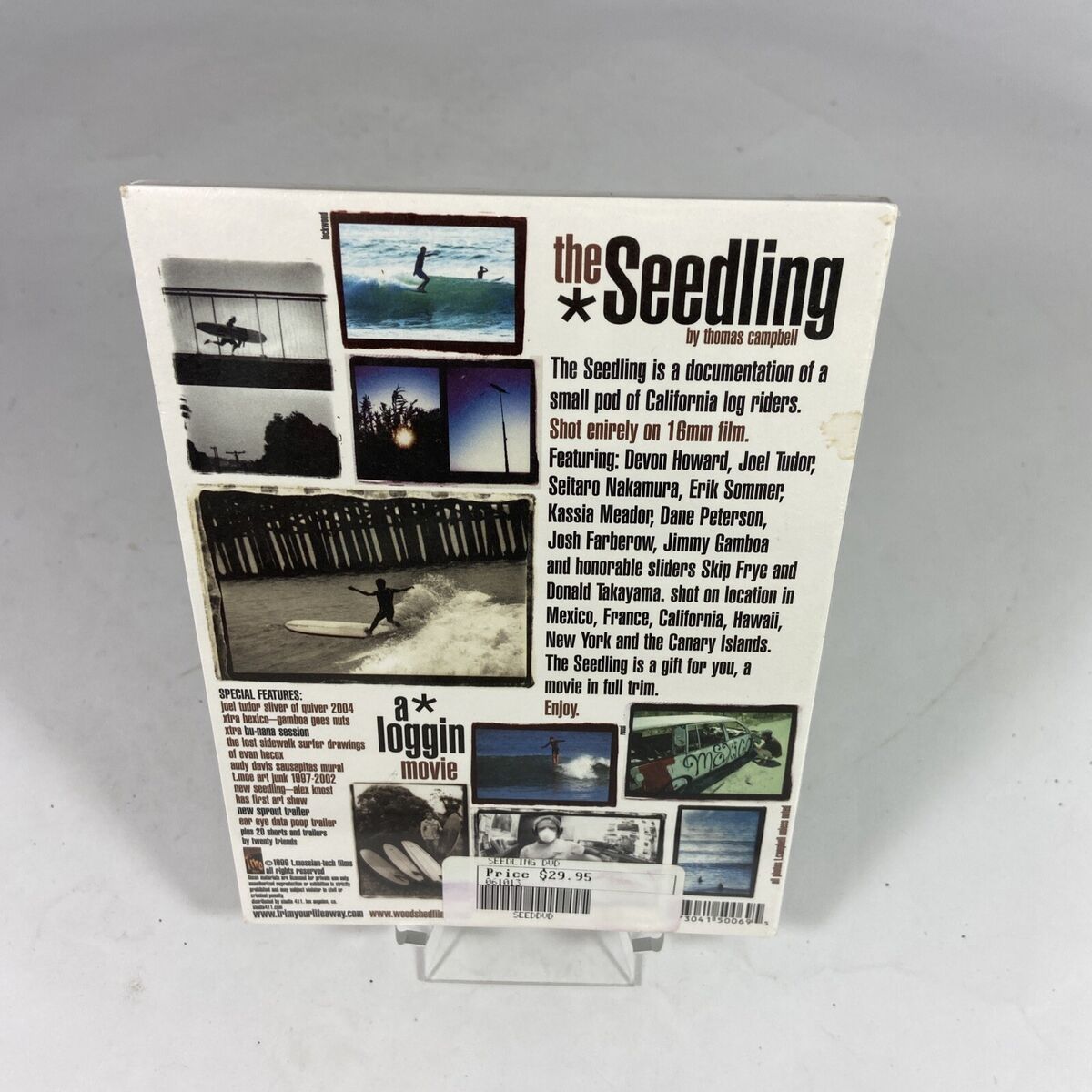 The Seedling DVD Thomas Campbell Log Riding Surfing Rare/oop The Seedling DVD Thomas Campbell Log Riding Surfing Rare/oop