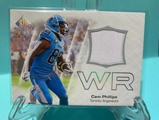 2023 UD SP Game Used Jersey Cam Phillips Toronto Argonauts