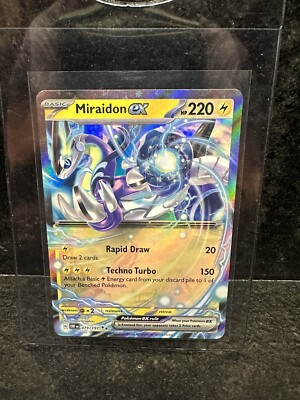 Miraidon ex 079/197 Holo Obsidian Flames Pokémon TCG Scarlet Violet Ultra Rare