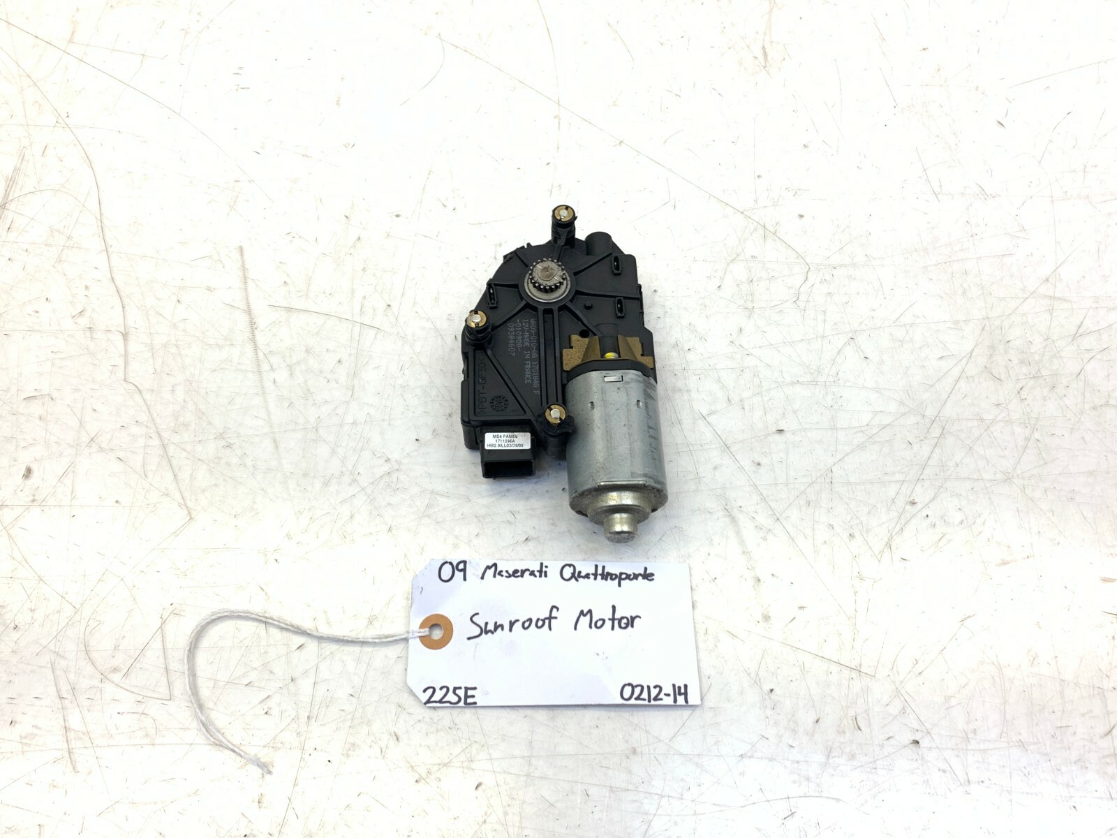 08 09 10 11 12 MASERATI QUATTROPORTE SUNROOF MOTOR OEM WR09-010-AG