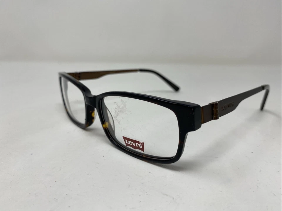 Armação de óculos Levi’s LS598A-1 53-16-135 plástico tartaruga aro completo “V52 - Imagem 2 de 4