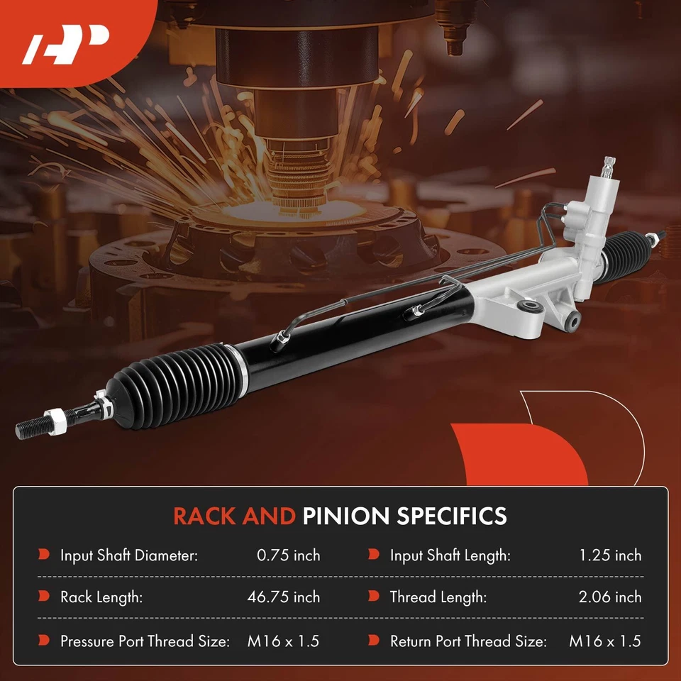 Conjunto de pinhão e rack de direção hidráulica para Hyundai Veracruz 2007-2010 2011 2012 - Imagem 4 de 4