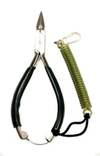 Rogue River PLIERS - Stainless Steel Fly Fishing Tool w Coil Lanyard