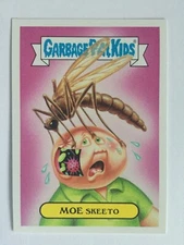 Garbage Pail Kids Topps 2017 Adam-Geddon Sticker Bio & Tech 2a Moe Skeeto