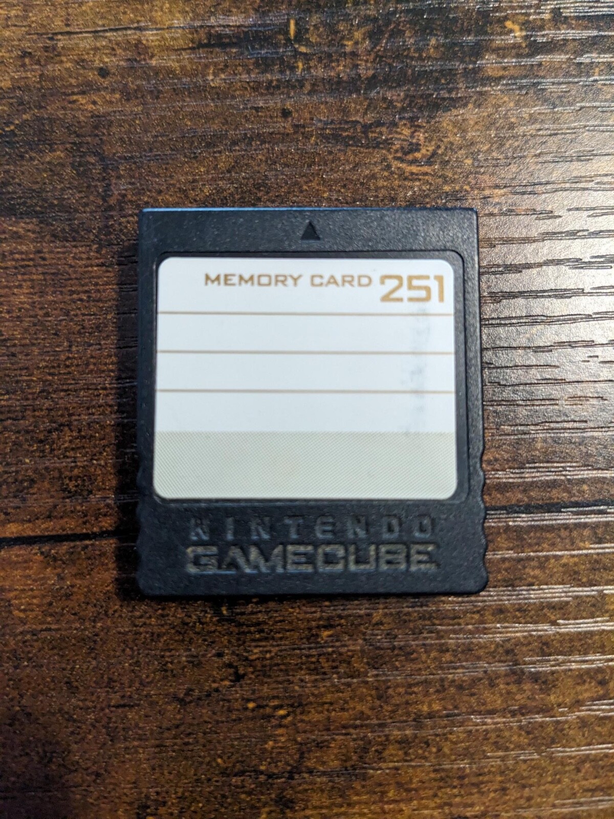 Nintendo GameCube Black Memory Card 251 (DOL014) Genuine OEM 🔥 Fast